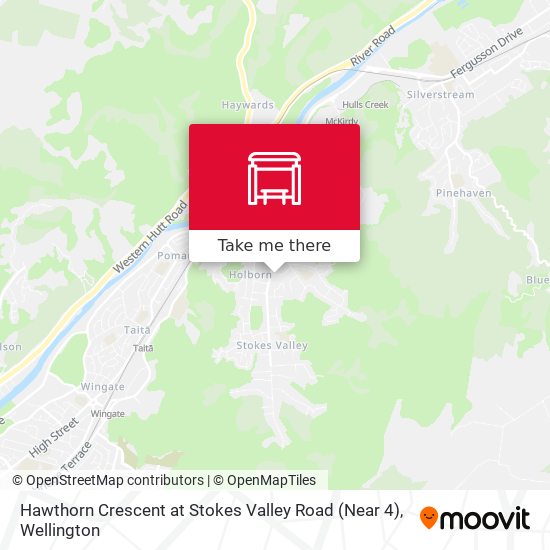 Hawthorn Crescent at Stokes Valley Road (Near 4) map