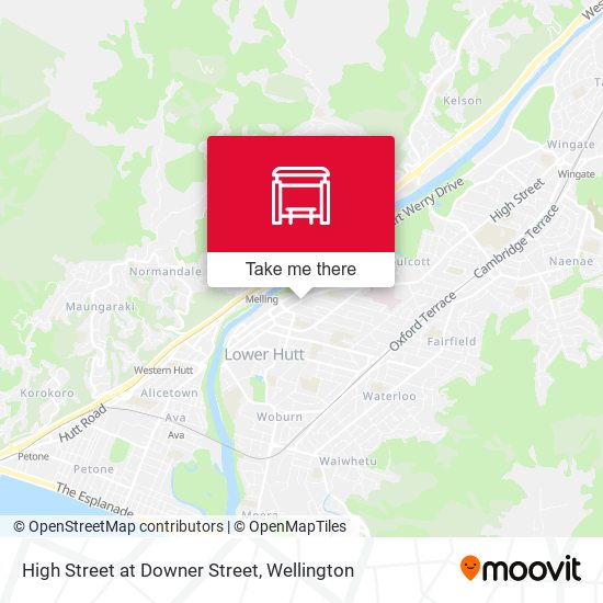 High Street at Downer Street map