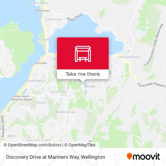 Discovery Drive at Mariners Way map