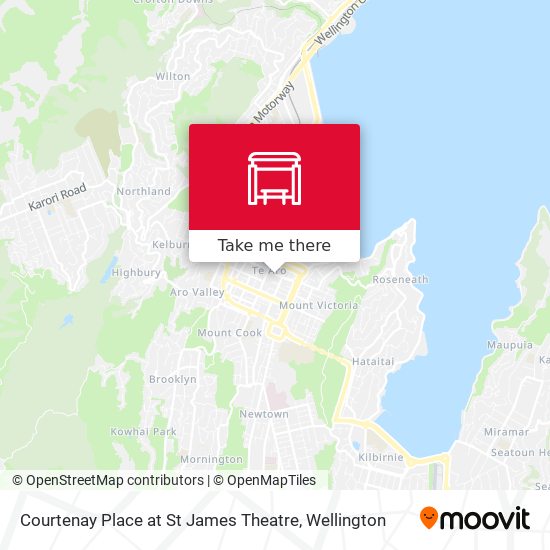Courtenay Place at St James Theatre地图