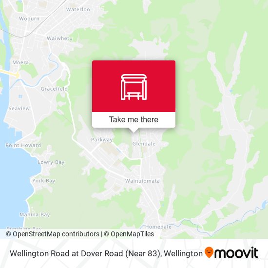 Wellington Road at Dover Road (Near 83) map