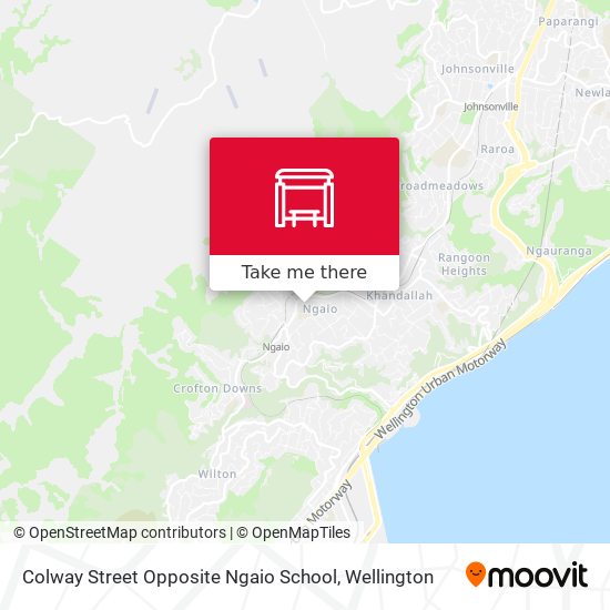 Colway Street Opposite Ngaio School map