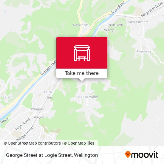 George Street at Logie Street map