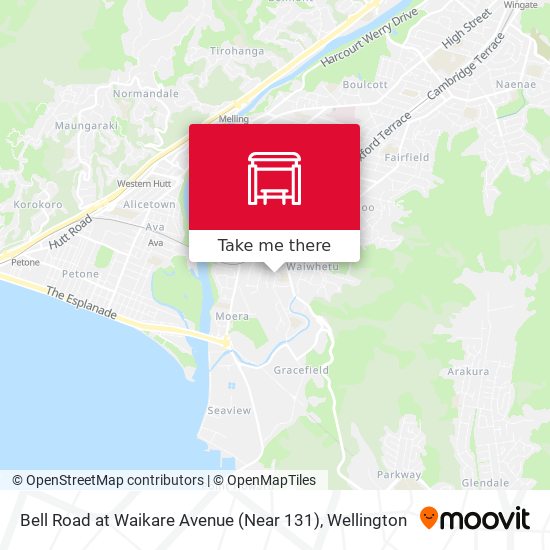 Bell Road at Waikare Avenue (Near 131) map