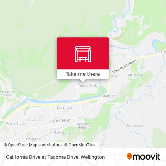California Drive at Tacoma Drive map