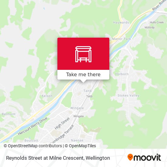 Reynolds Street at Milne Crescent map