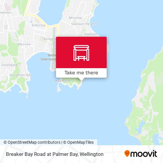 Breaker Bay Road at Palmer Bay map