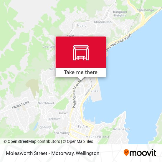 Molesworth Street - Motorway map