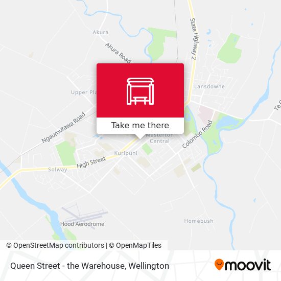 Queen Street - the Warehouse map