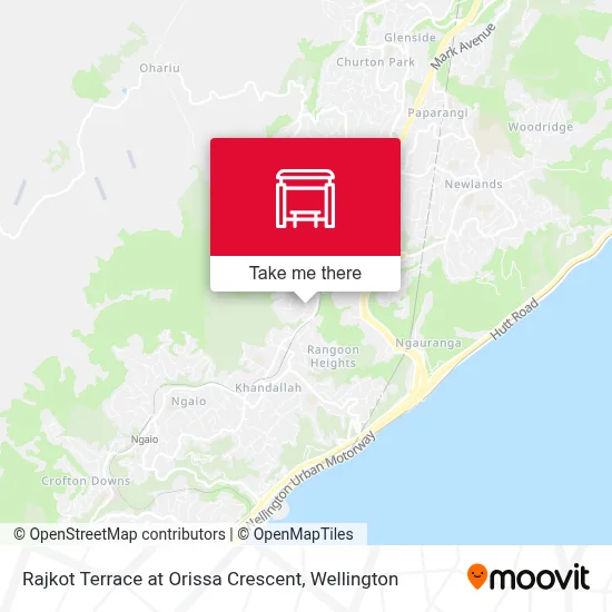 Rajkot Terrace at Orissa Crescent map