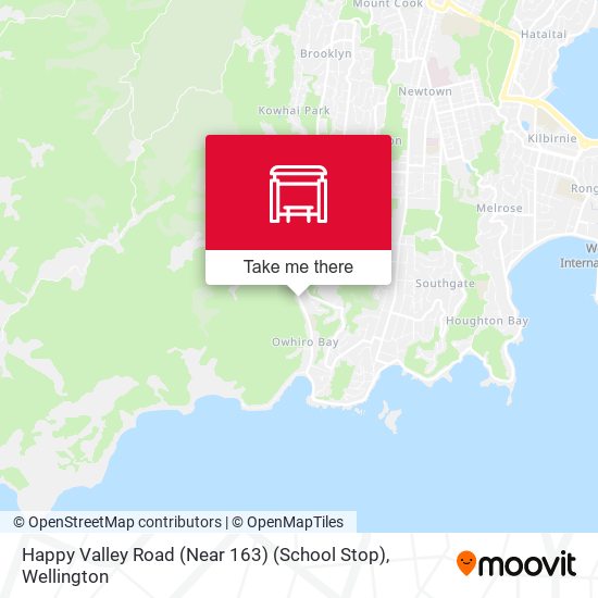 Happy Valley Road (Near 163) (School Stop) map