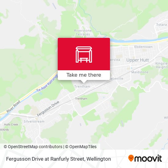 Fergusson Drive at Ranfurly Street map