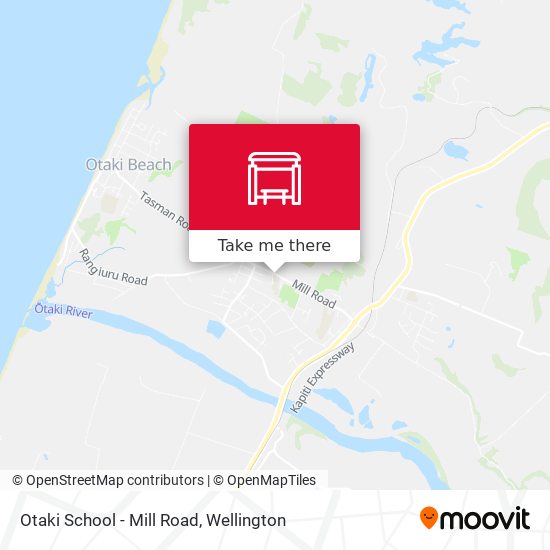 Otaki School - Mill Road map