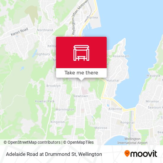 Adelaide Road at Drummond St map