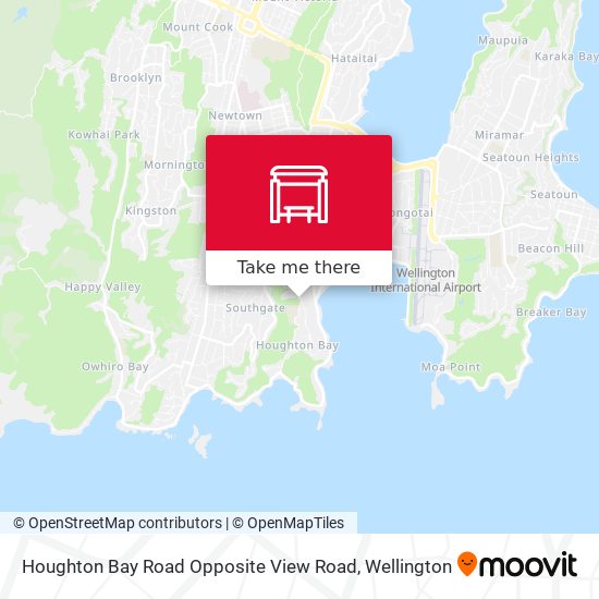 Houghton Bay Road Opposite View Road map