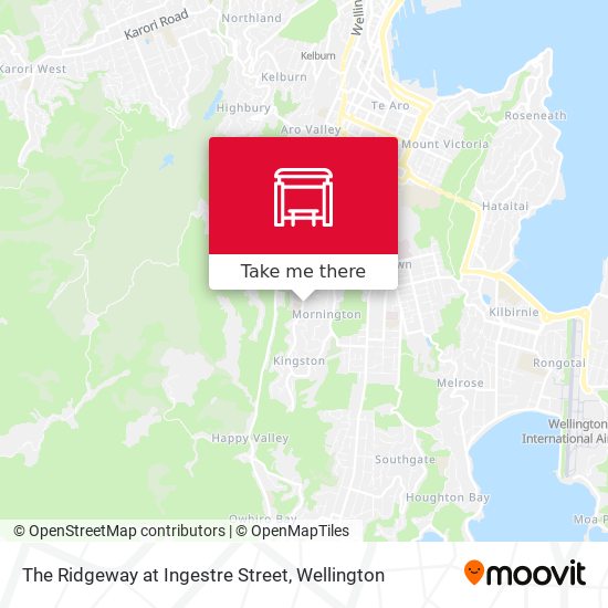 The Ridgeway at Ingestre Street map