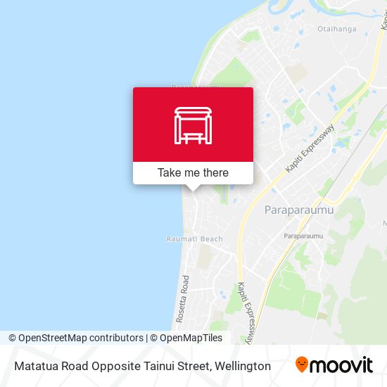 Matatua Road Opposite Tainui Street map