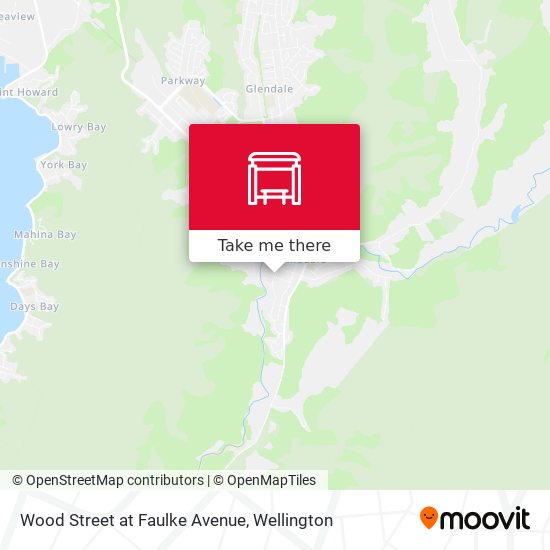 Wood Street at Faulke Avenue map