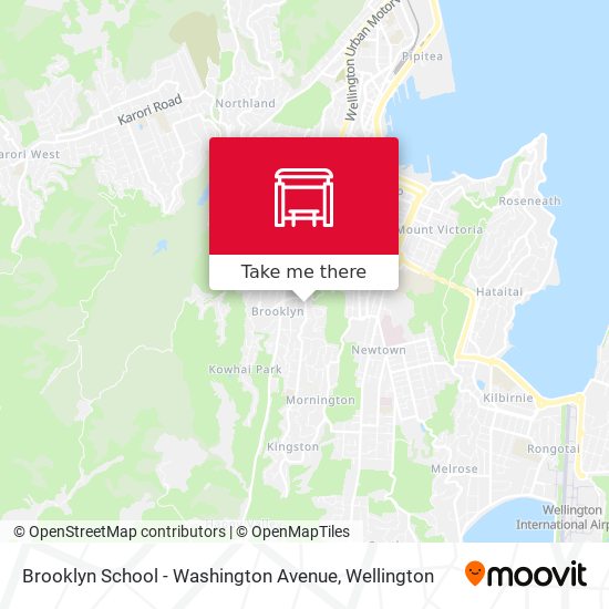 Brooklyn School - Washington Avenue map