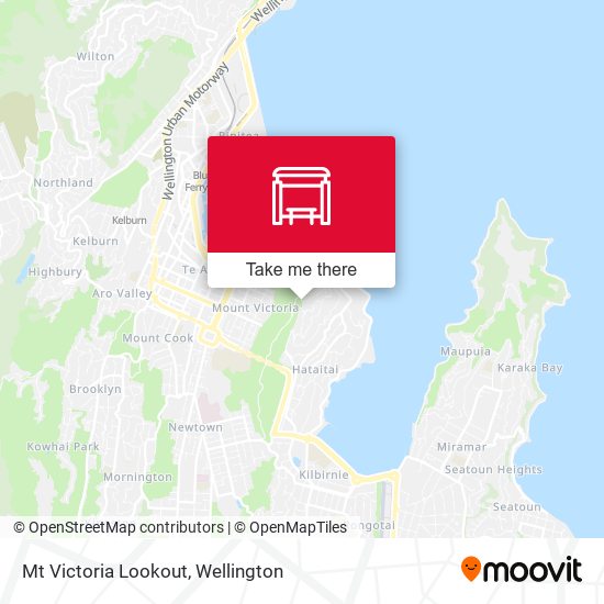 Mt Victoria Lookout map