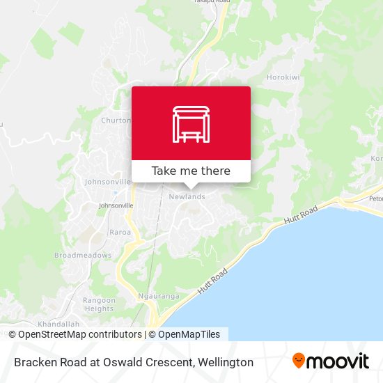 Bracken Road at Oswald Crescent map