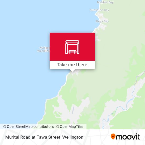 Muritai Road at Tawa Street map