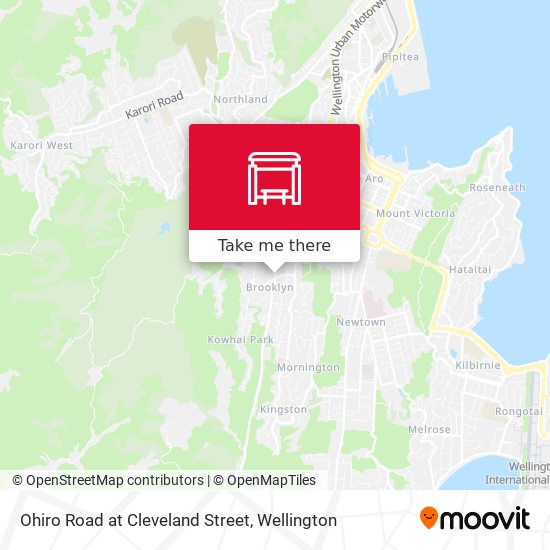 Ohiro Road at Cleveland Street map