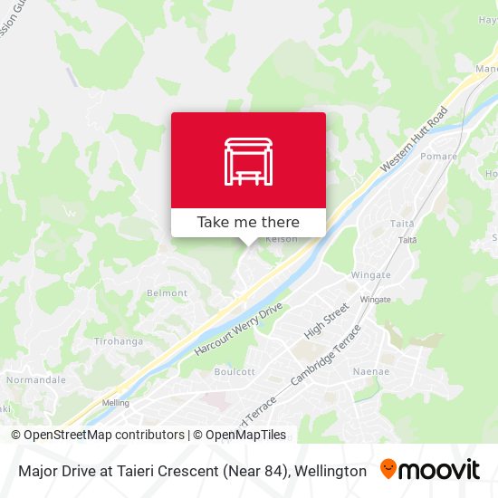 Major Drive at Taieri Crescent (Near 84) map