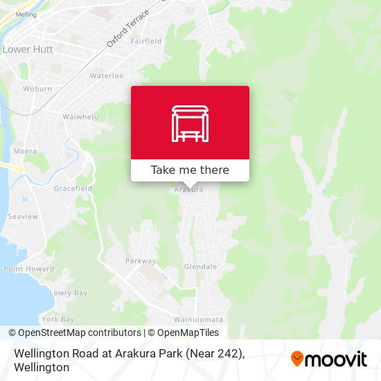 Wellington Road at Arakura Park (Near 242) map