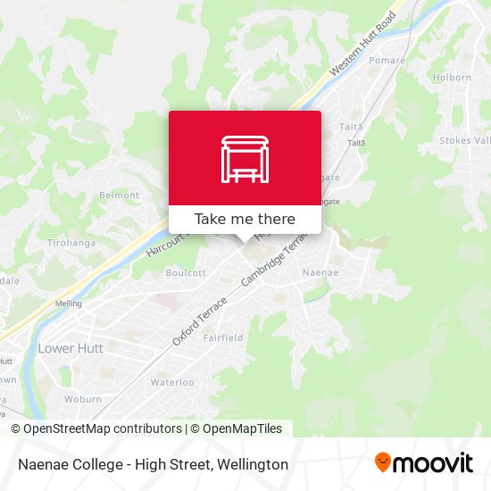 Naenae College - High Street map