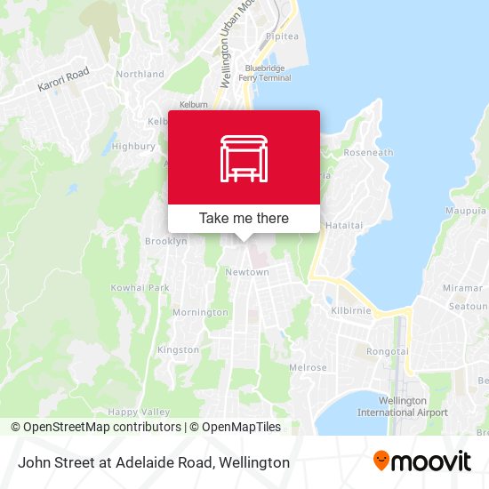 John Street at Adelaide Road map