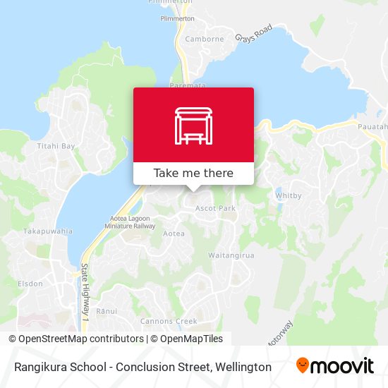 Rangikura School - Conclusion Street map