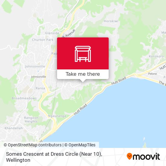 Somes Crescent at Dress Circle (Near 10) map