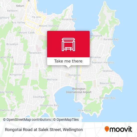 Rongotai Road at Salek Street map