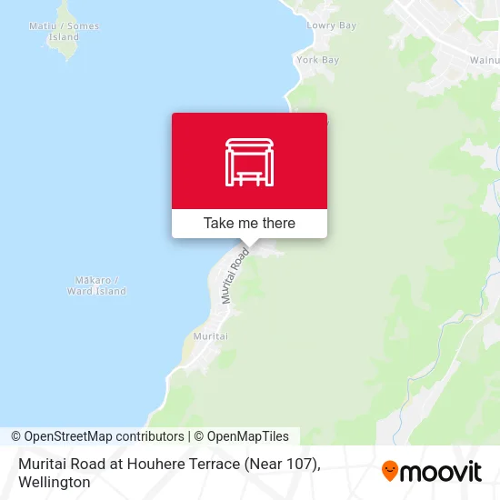 Muritai Road at Houhere Terrace (Near 107) map
