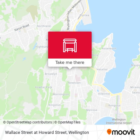 Wallace Street at Howard Street map