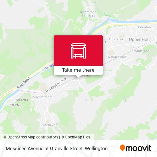 Messines Avenue at Granville Street map