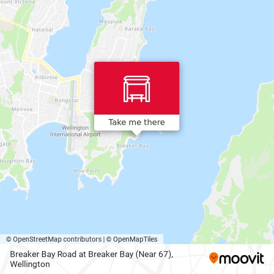 Breaker Bay Road at Breaker Bay (Near 67) map