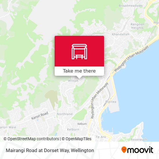 Mairangi Road at Dorset Way map