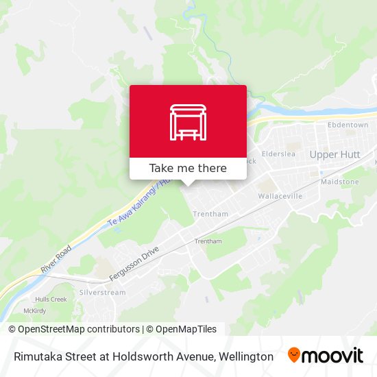 Rimutaka Street at Holdsworth Avenue map