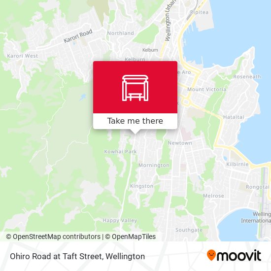 Ohiro Road at Taft Street map