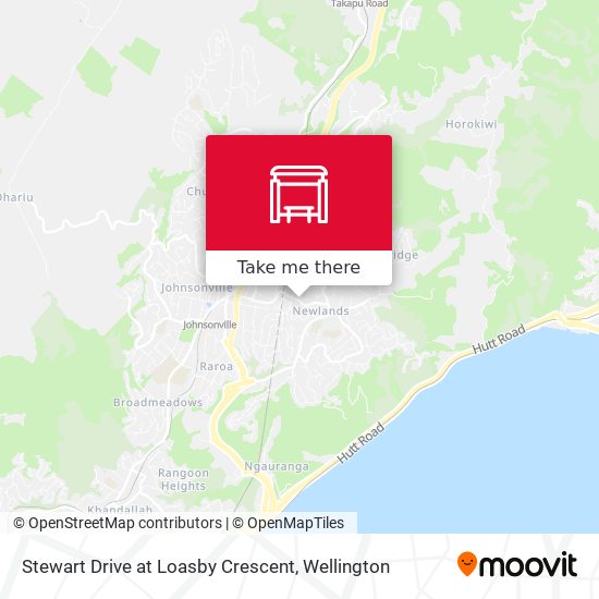 Stewart Drive at Loasby Crescent map