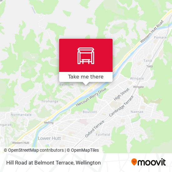 Hill Road at Belmont Terrace map