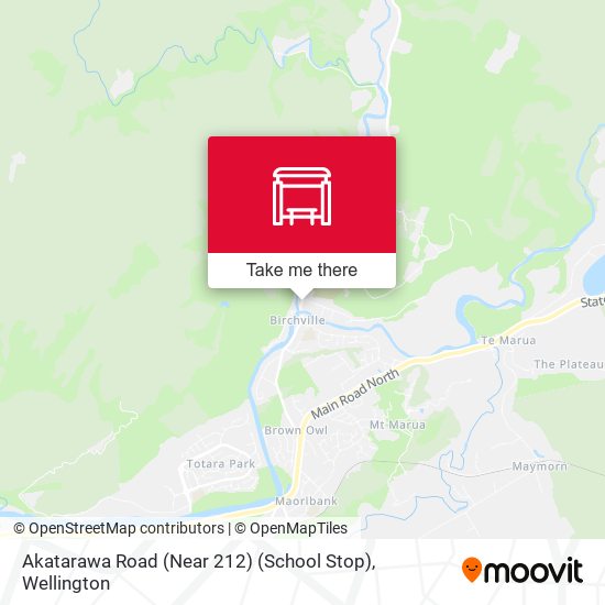 Akatarawa Road (Near 212) (School Stop) map