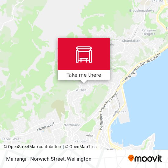 Mairangi - Norwich Street map