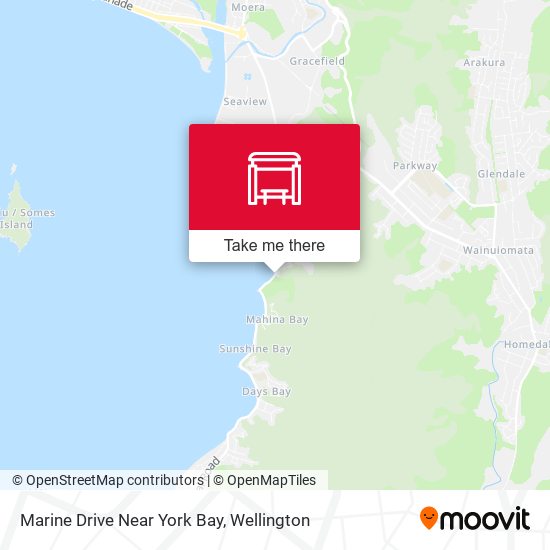 Marine Drive Near York Bay map