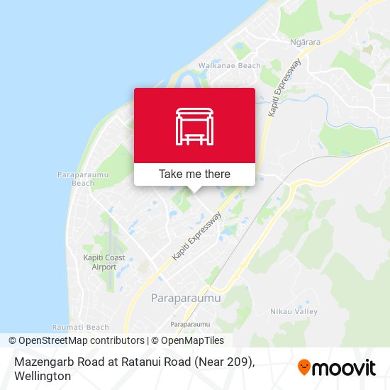 Mazengarb Road at Ratanui Road (Near 209) map