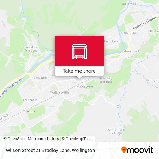 Wilson Street at Bradley Lane map