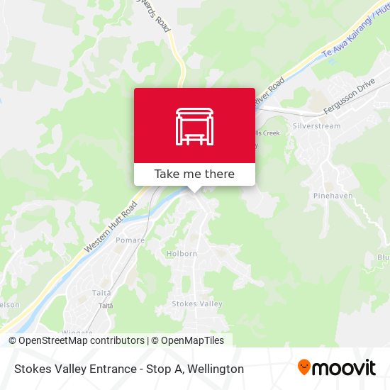 Stokes Valley Entrance - Stop A地图