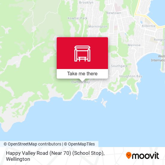 Happy Valley Road (Near 70) (School Stop) map